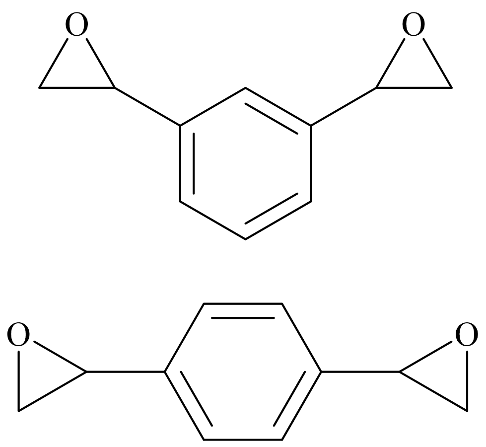 YW-622 · Phenylene bis (oxirane) · ໂຄງສ້າງຈາກແຜ່ນພິມຜະລິດຕະພັນທີ່ຈັດຫາ